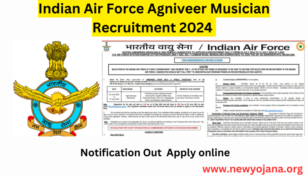 Air Force Agniveer Musician Recruitment 2024